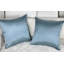 Ensemble de 2 taies décoratives en soie synthétique 24 x 24 pouces, ardoise-133967387