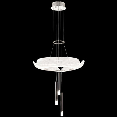 Lustre à DEL de conception contemporaine