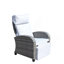 Fauteuil inclinable d'extérieur en osier avec dossier réglable et accoudoirs, chaises de conversation toutes saisons, pour balcon de cour pour piscine