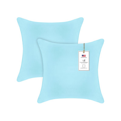 Inserts décoratifs en duvet d'oie en duvet synthétique Alha - hypoallergénique, prêt à l'emploi, ensemble de 2