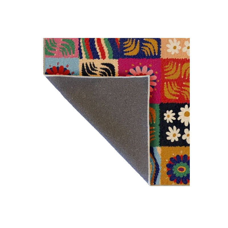 Tapis multicolore multicolore, Tapis de couloir 3 pi 3 po x 9 pi 10 po