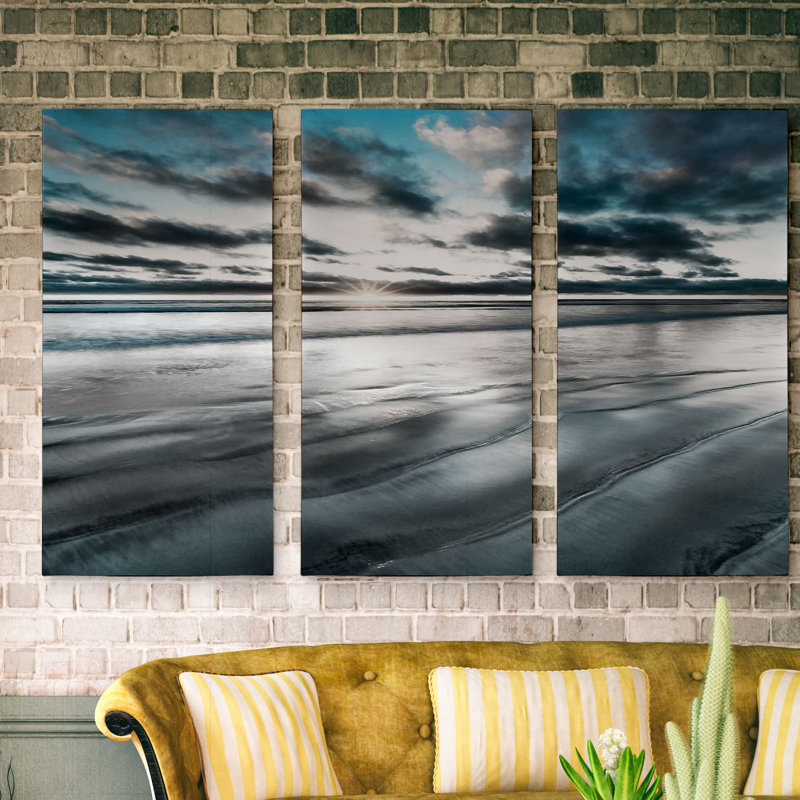 « silver soleil », photo multi-pièces de première qualité sur toile, H 24 po x l 36 po x P 1,5 po
