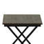 Table d'appoint carrée 18,5 po Modern Brown-1197776133