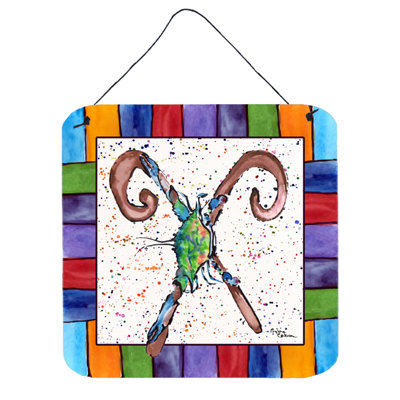 Plage et fruits de mer par sylvia, corban, reproduction d’art sur plaque