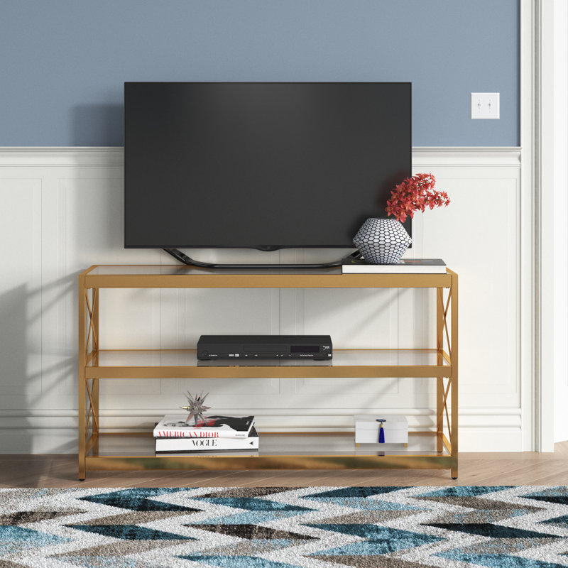 Meuble télé pour téléviseur de 50 po ou moins Hutton, Doré