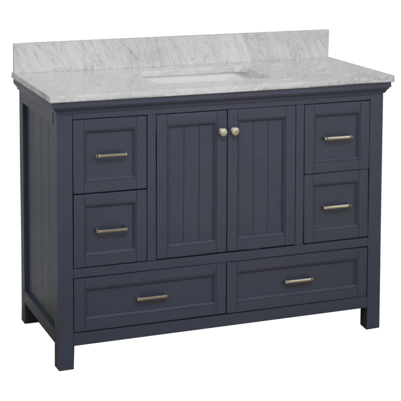 Ensemble de meuble-lavabo simple 48 po Maven, Gris marine