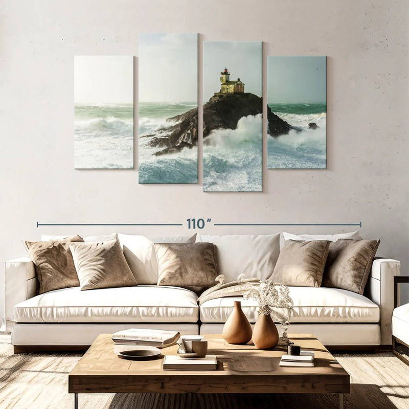 Phare Alvord Tevennec, H 54 po x l 84 po