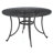 Algrid Round Metal Outdoor Dining Table With Umbrella Hole , in. W in. D-237825986