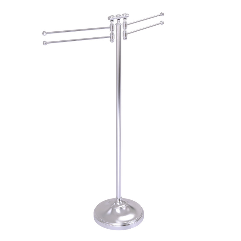 Porte-serviettes sur pied plancher Gober, Chrome satiné