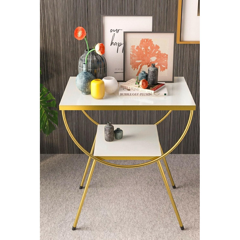 Amiyah 18cm Console Table, White