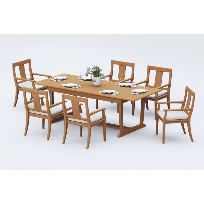 Osborne Outdoor - Piece Teak Dining Set, 6