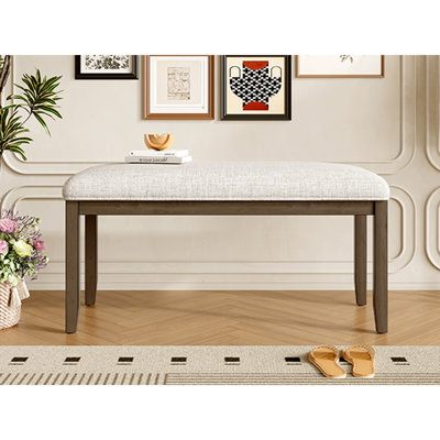 Banc rembourré pour chambre à coucher
