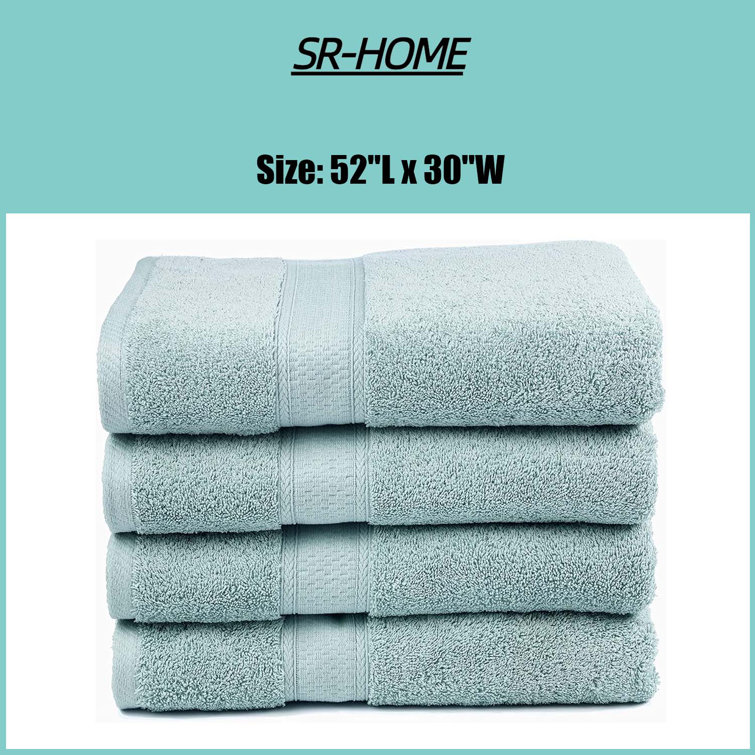 SR-HOME 4 Piece Bath Towel Set