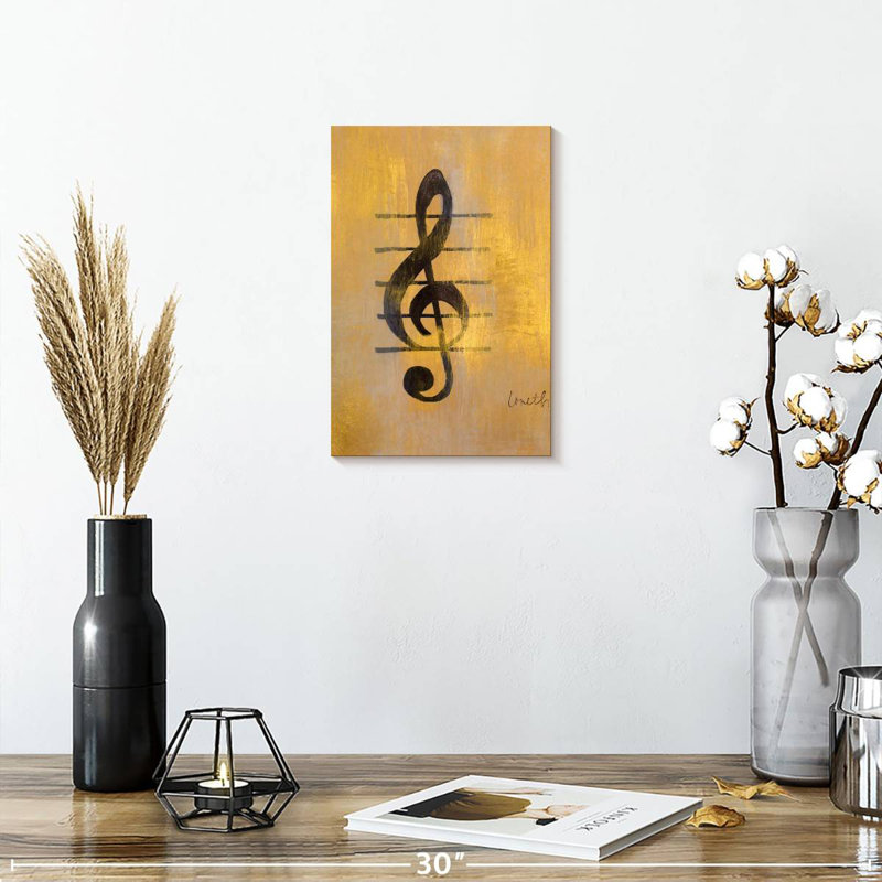 Abarca Treble Clef, 12" H x 8" W