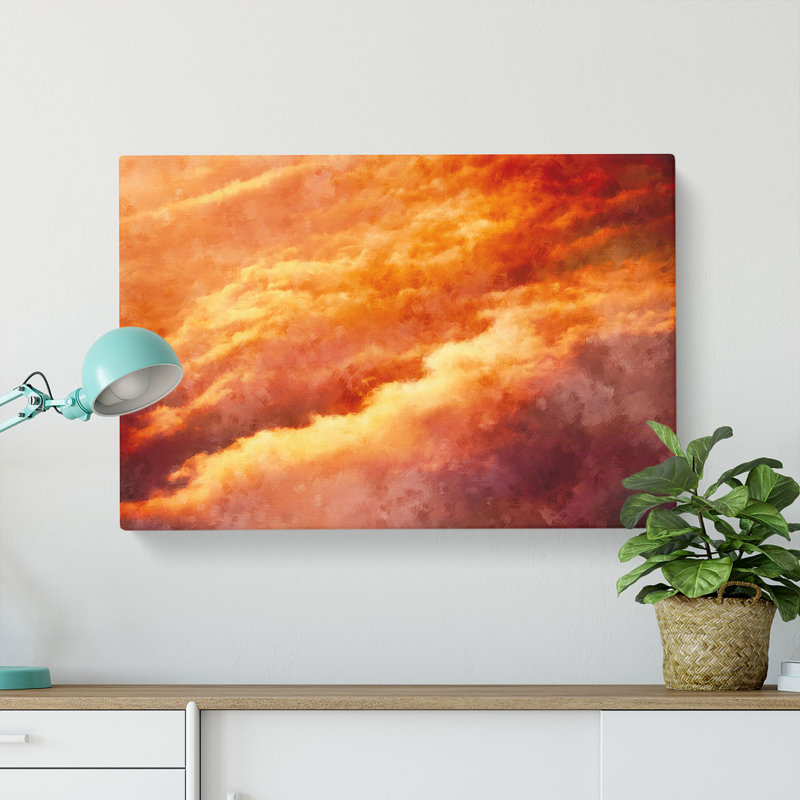 Passing Clouds - Wrapped Canvas Painting, 50cm H x 76cm W x 3cm D