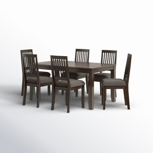 Kittle  7-Piece Solid Wood Dining Set
