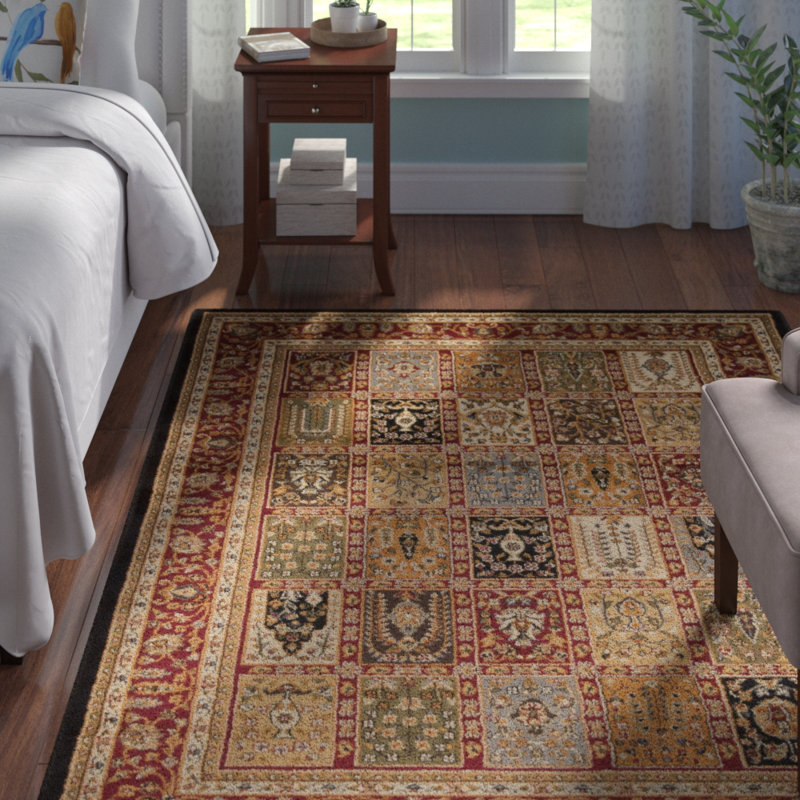 Demartini Oriental Indoor Rug, Rectangle 3'11" x 5'10"