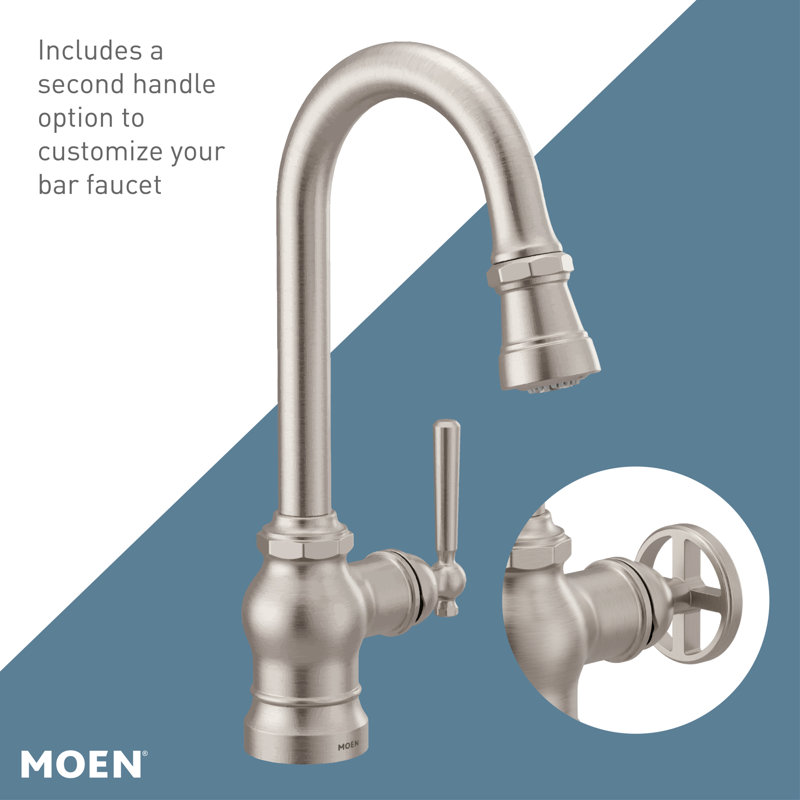 Paterson One-Handle Bar Faucet with Power Clean, Spot Resist Stainless