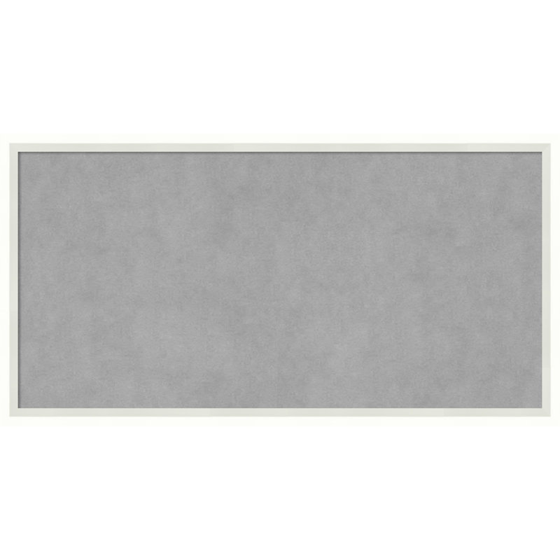 Tableau magnétique encadré blanc Lucie, H 13 po x l 25 po