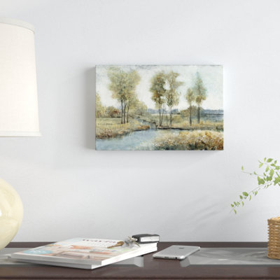 «Stream Side I», peinture sur toile
