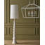 Malayan White Floor Lamp