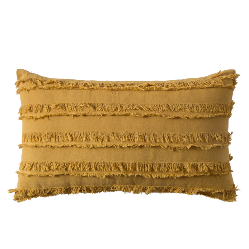  Housses de coussin et insert, Jaune, 14 po x 20 po, Non