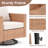 Outdoor Rattan Swivel Patio Chair With Cushions