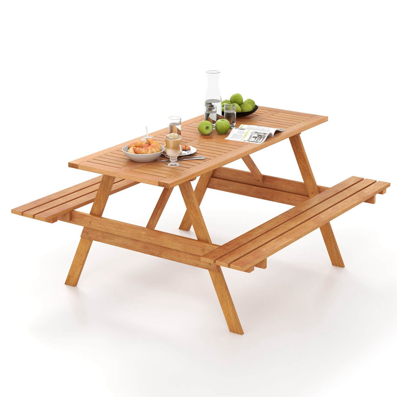Carmellia 4 - Person Patio Dining Set with Rectangular Table