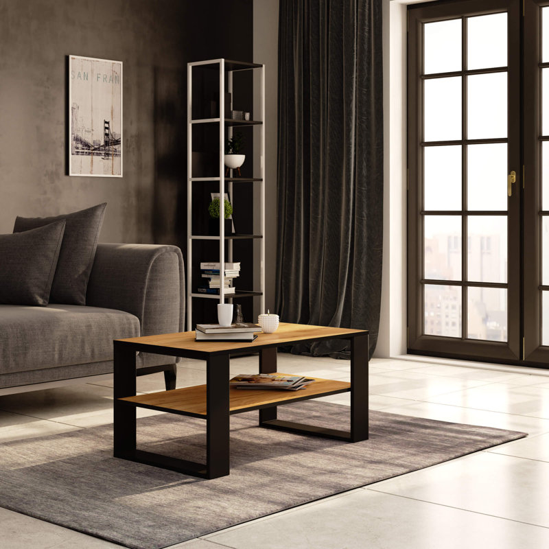 Shaian Four Leg Coffee Table with Storage