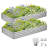 Interlocking Rectangular Galvanized Steel Sliver Raised Garden Bed-1322583475-1322583477