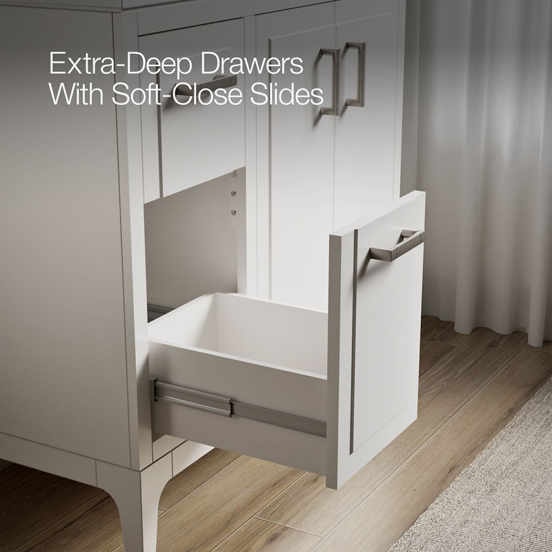 Seer 36-In Bathroom Vanity Set, White