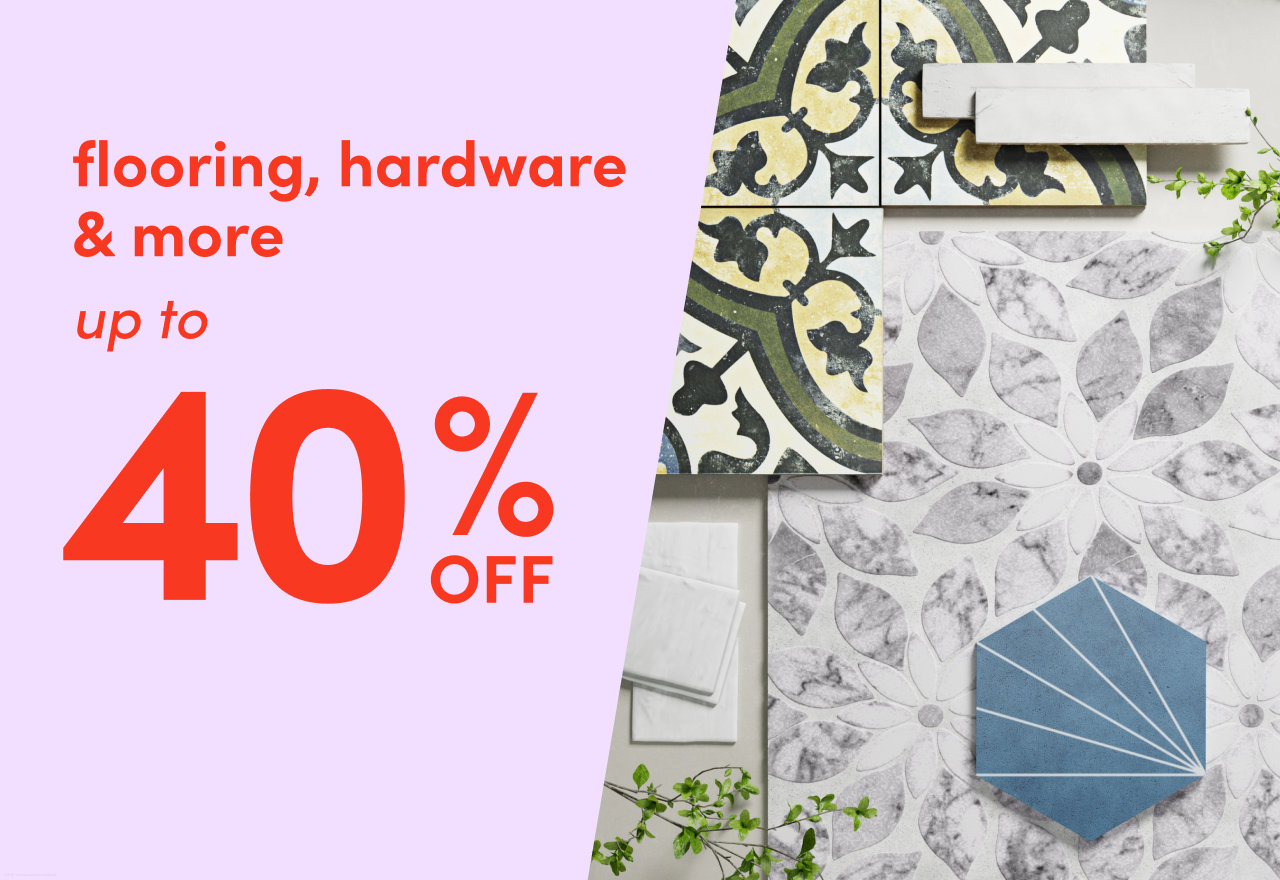 flooring, hardware & more on clearance