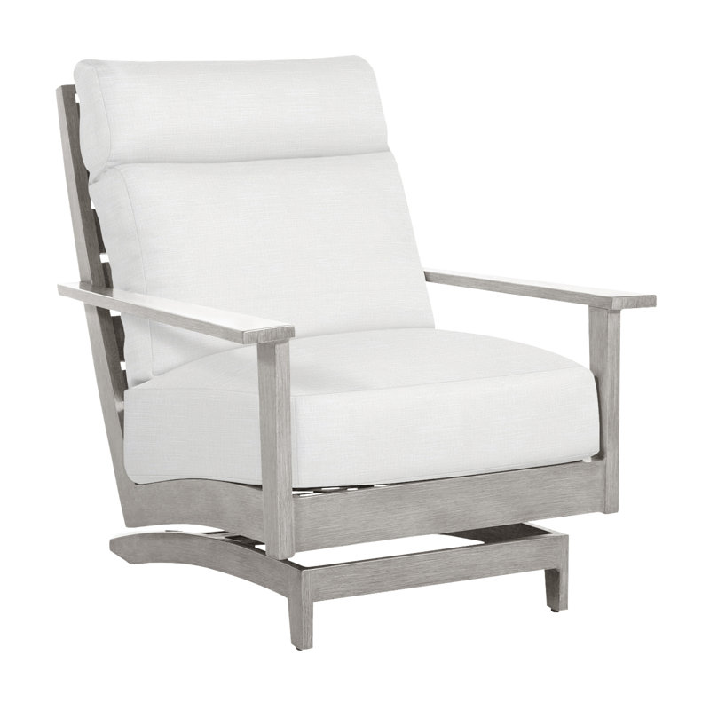 Chaise longue d'extérieur Kennebunkport, Huître, Dentelle Rollo, Pas de passepoil + bourre standard
