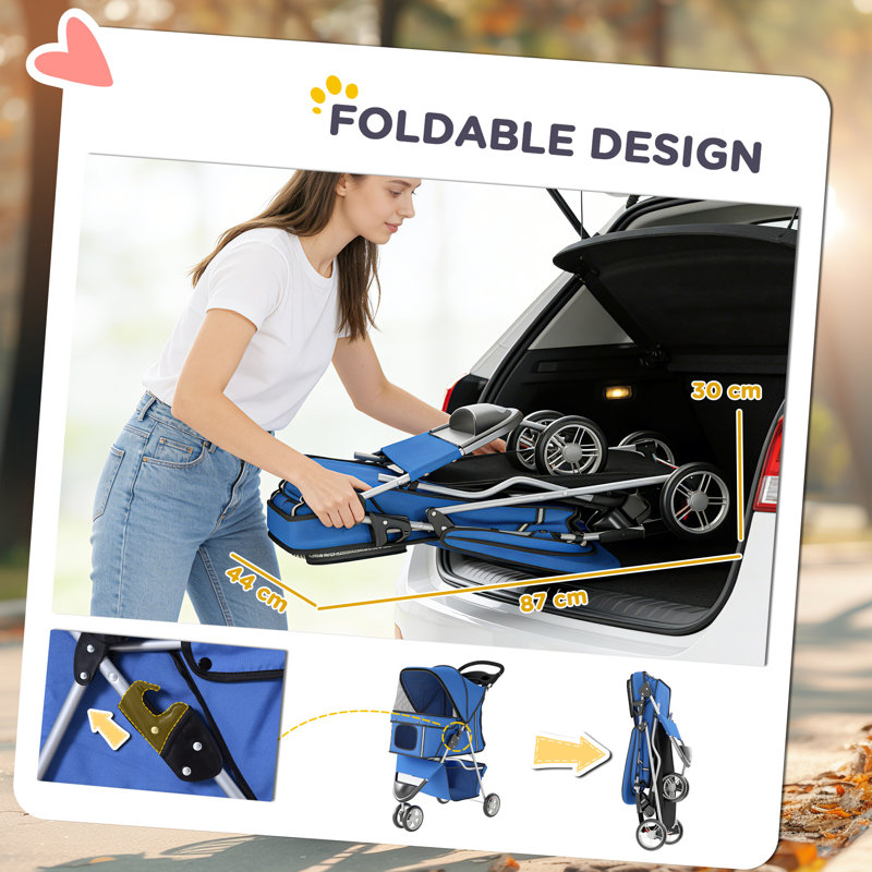 Foldable Pet Stroller