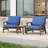 Bevelyn Outdoor Three Pieces Chair Set With Cushions And Side Table-110028714