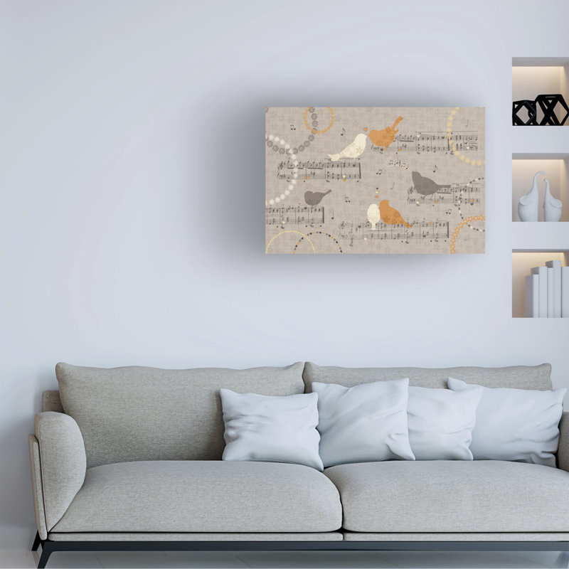 Œuvre d'art sur toile jaune Bachelor chantronnaise III, H 30 po x l 47 po