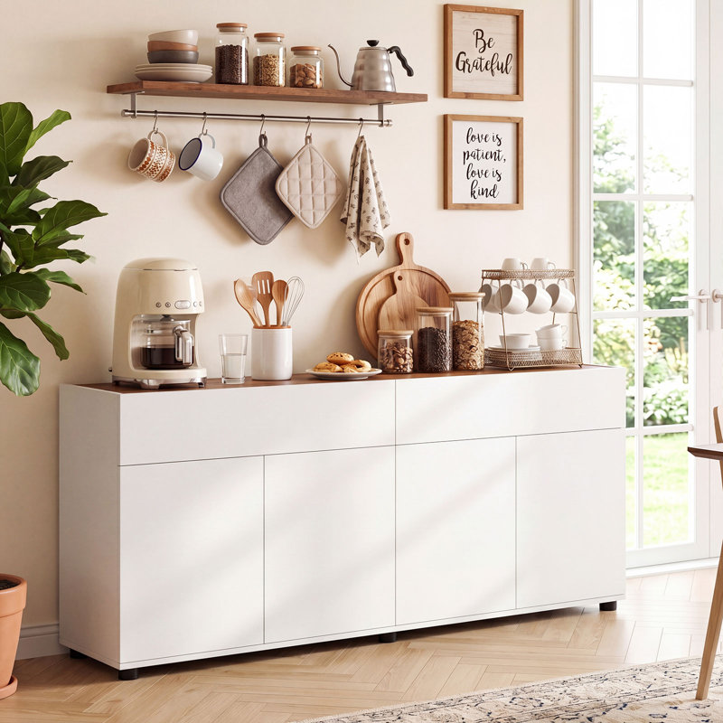 160cm Sideboard, White