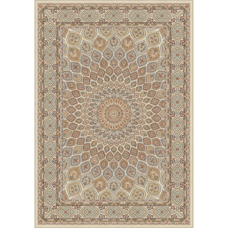 Clemence Oriental Viscose Area Rug, Rectangle 160cm x 230cm