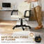 HOMCOM Desk Chair PU Leather Office Chair Adjustable Height-67202374