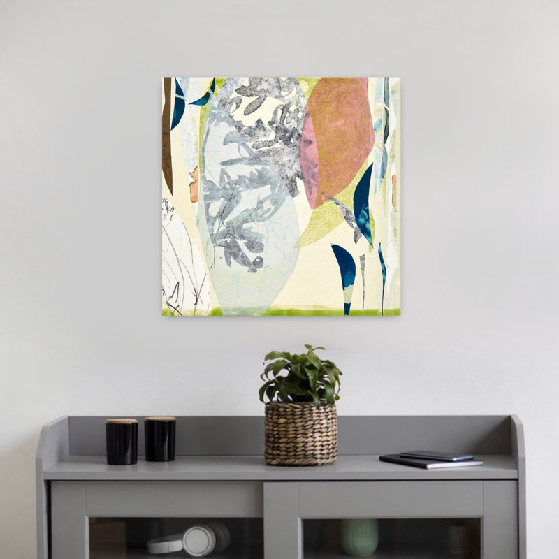Miyako, art abstrait contemporain, H 18 po x l 18 po