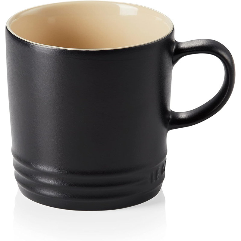 Stoneware Coffee Mug, Dark Gray