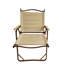 Chaise pliante et portable 4 chaises - Structure en aluminium avec pour la pêche, le patio, la plage, la cour, le pique-nique