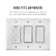 Swell 60" Indoor/Outdoor Flush Mount Smart Ceiling Fan with HIRO Remote