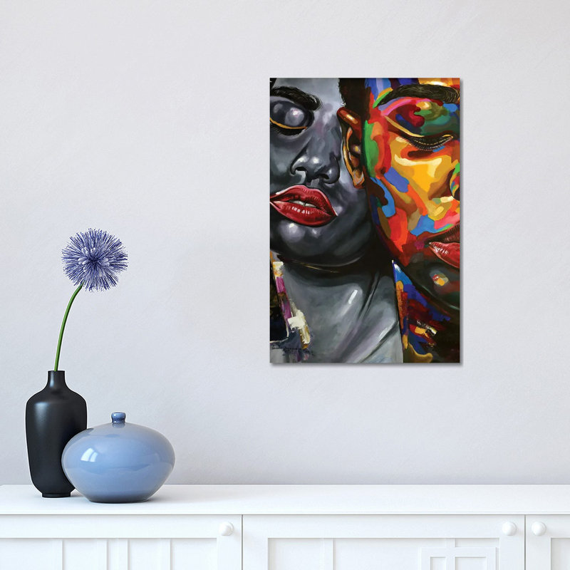 Strength In Diversity II by Damola Ayegbayo - Print on Canvas, Wrapped Canvas, 45.72cm H x 30.48cm W x 1.91cm D
