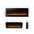 Bourg 50'' W Black Electric Fireplace