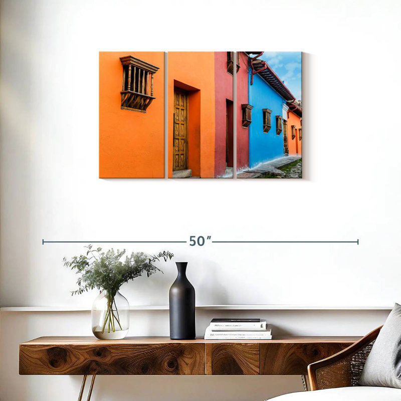 Lilie Colourful Bogota Street, 20" H x 33" W