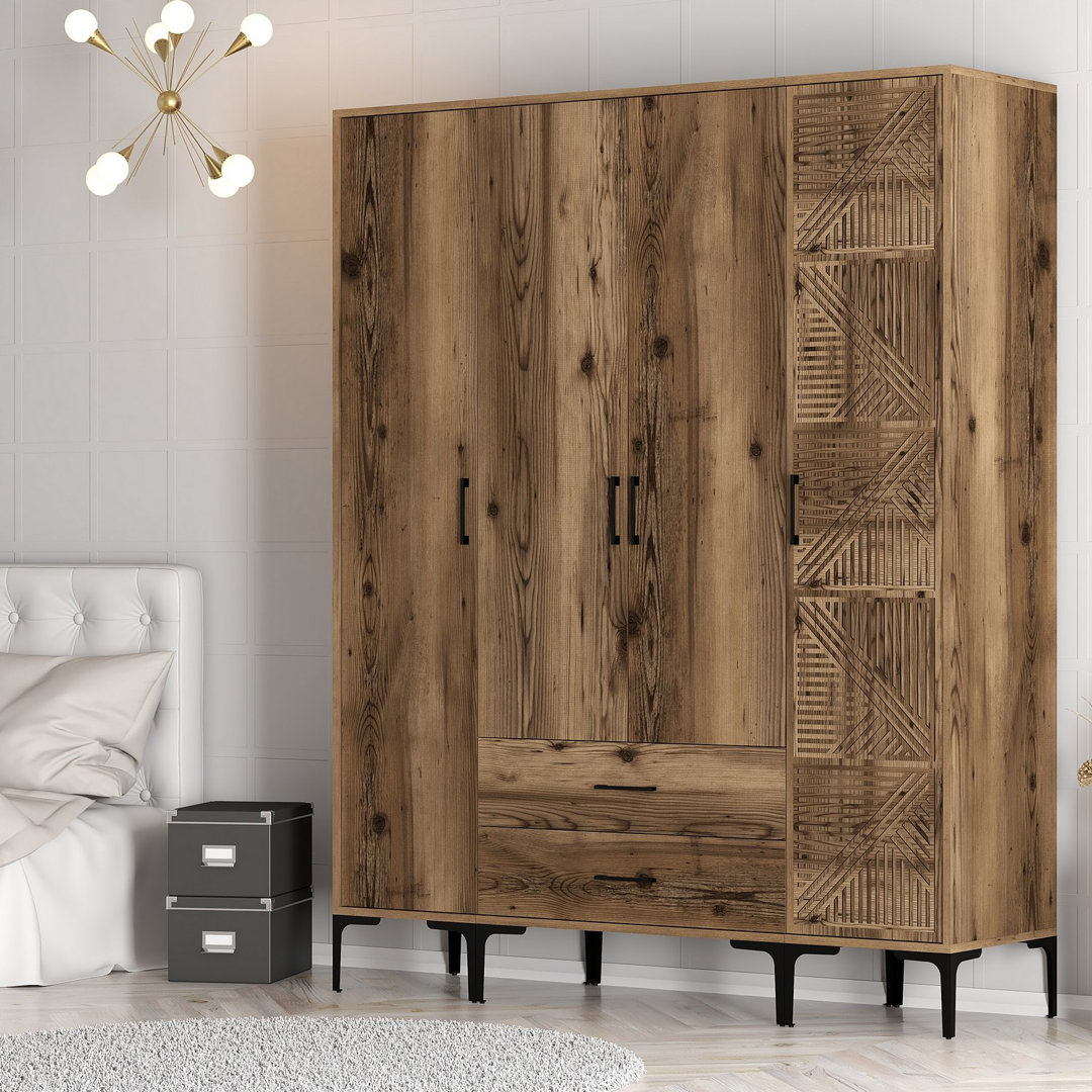 Berend 4 Door Wardrobe