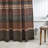 Teoman Cotton Blend Patchwork Shower Curtain