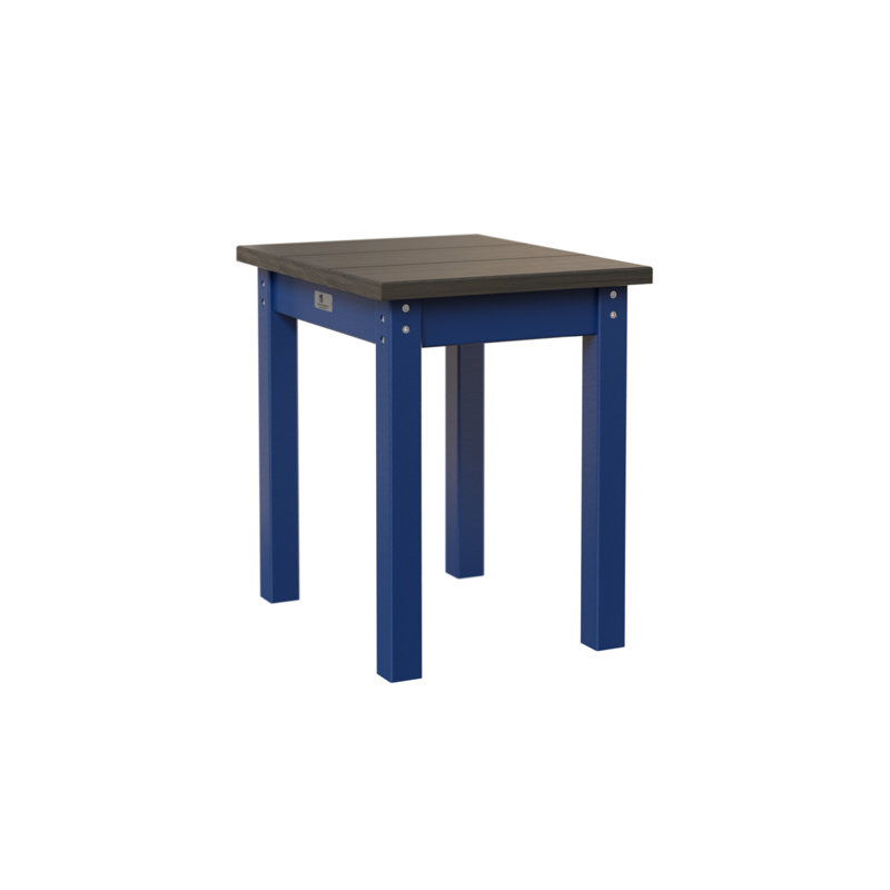 Berlin Gardens Economy End Table, Pacific Blue, Coastal Gray