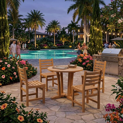 DESCANSO WINDHAM 5-PC DINING TABLE SET